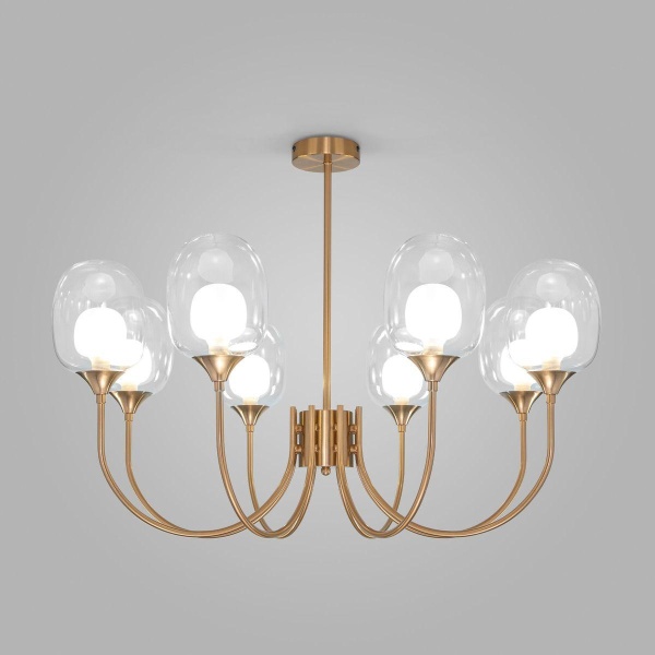 Подвесная люстра Eurosvet Spritz 70217/8 латунь