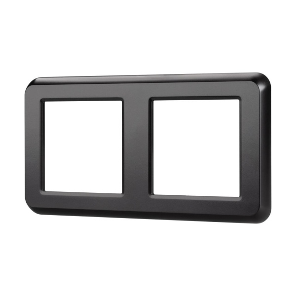 Рамка пластиковая FRM-VERSA-PL-2-BK Arlight 043778