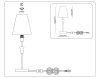 Настольная лампа Ambrella light High light LH75057