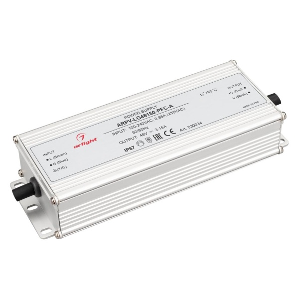 Блок питания Arlight ARPV-LG48150-PFC-A 48V 150W IP67 3,15A 030034