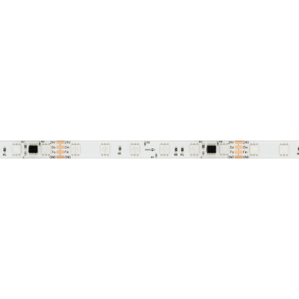 Светодиодная лента Arlight 12W/m 60LED/m 5060SMD разноцветный 5М SPI-SE-B60-10mm 24V 039601