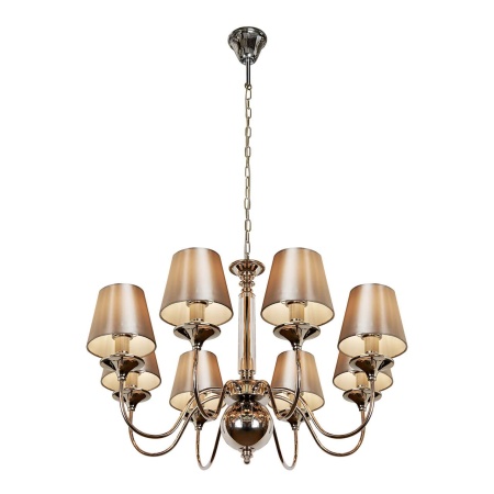 Подвесная люстра iLamp Rolling P2406-8 Nickel