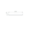 Рассеиватель Arlight Fantom-W49-5000 Silicone 046424