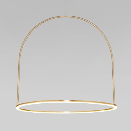 Подвесной светодиодный светильник Eurosvet Over 90323/1 латунь