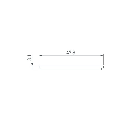 Рассеиватель Arlight Fantom-W49-5000 Silicone 046424