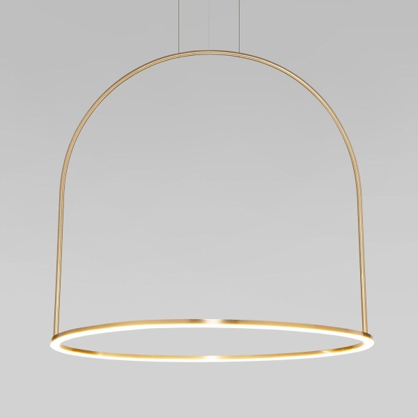 Подвесной светодиодный светильник Eurosvet Over 90323/1 латунь