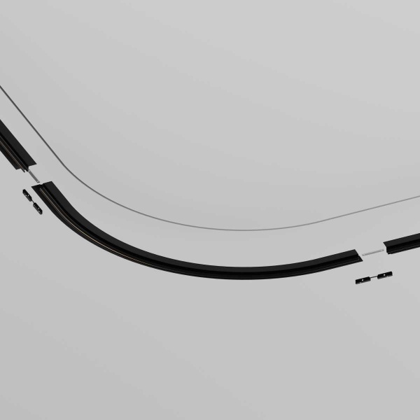 Коннектор радиусный Maytoni Technical Accessories for tracks Levity TRA184-R900-12B