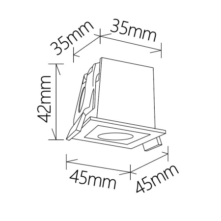 Встраиваемый светильник Mantra BLAU 9126