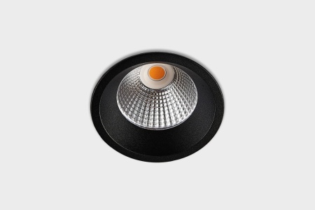 Встраиваемый светодиодный светильник Italline IT08-8035 black 3000K