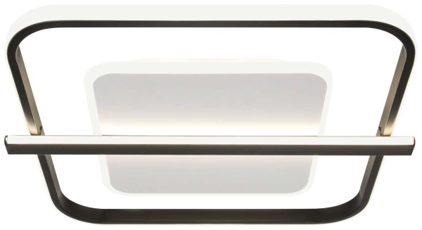 Светильник потолочный светодиодный ЭРА Модерн Franco CLL-1-107W 3K-6K RC BK с ДУ черный Б0069746