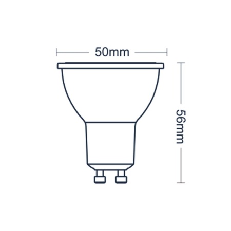 Лампа светодиодная Italline TP GU10/7W/4000K