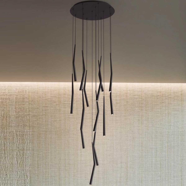 Подвесная люстра Mantra Boomerang 9373+9240 (14L)