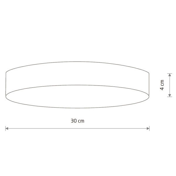 Потолочный cветильник Nowodvorski Lid Round Led Black 10418