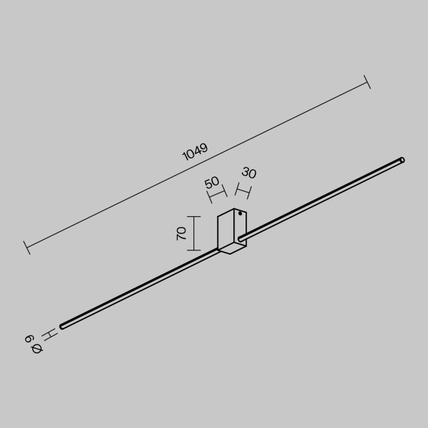 Бра Maytoni Technical Pars C071WL-L12B3K
